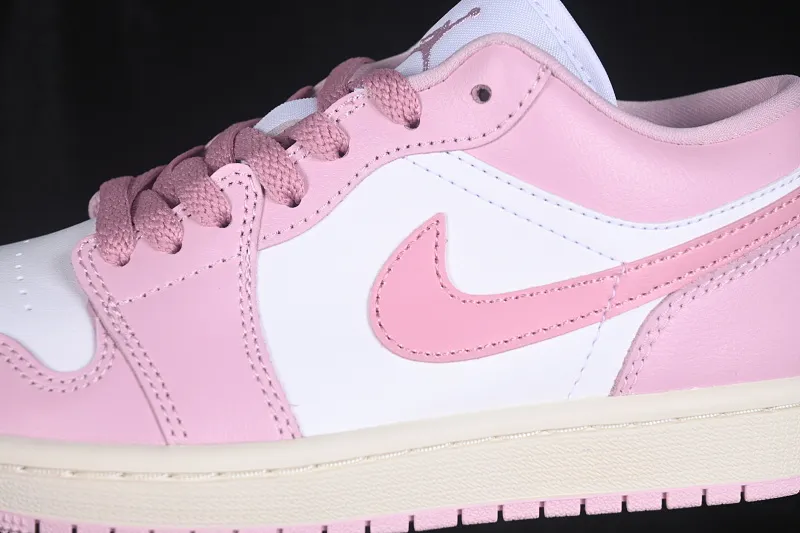 All categories Air Jordan Jordan series basketball shoes Air Jordan 1 Low G version pure original Air Jordan 1 Low AJ1 Joe 1 white pink low-top retro culture basketball shoes DC0774-607